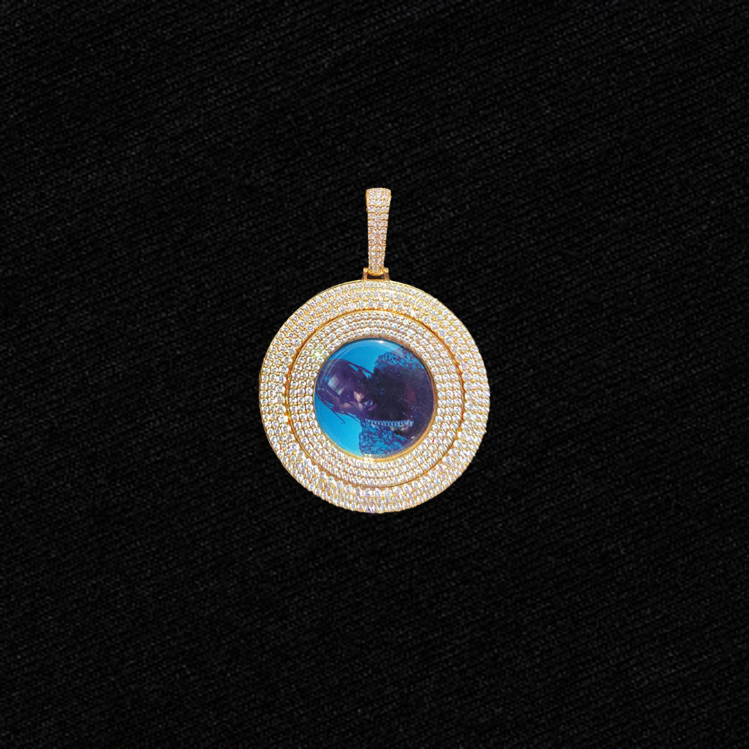 Women's 3D Photo Rotatable Pendant