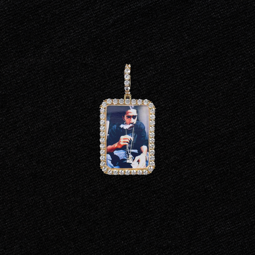 3D Photo Rectangle Pendant