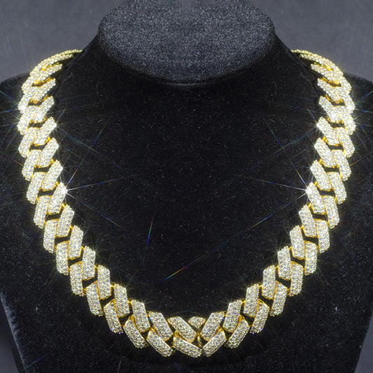 Men's Diamond Cuban Chain Chain (15mm)