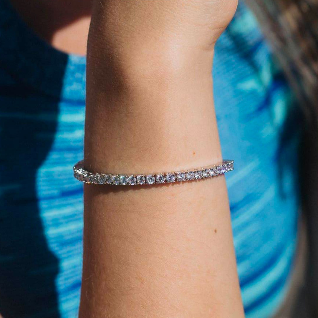 Women's Round Cut Tennis Bracelet