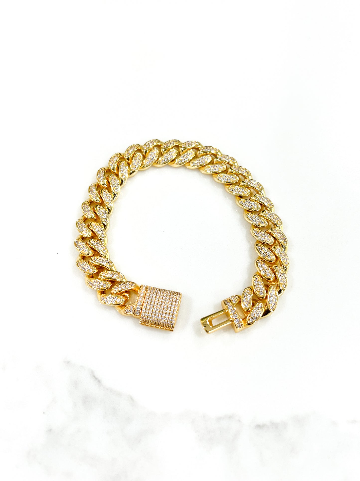 Men's Diamond Cuban Link Bracelet