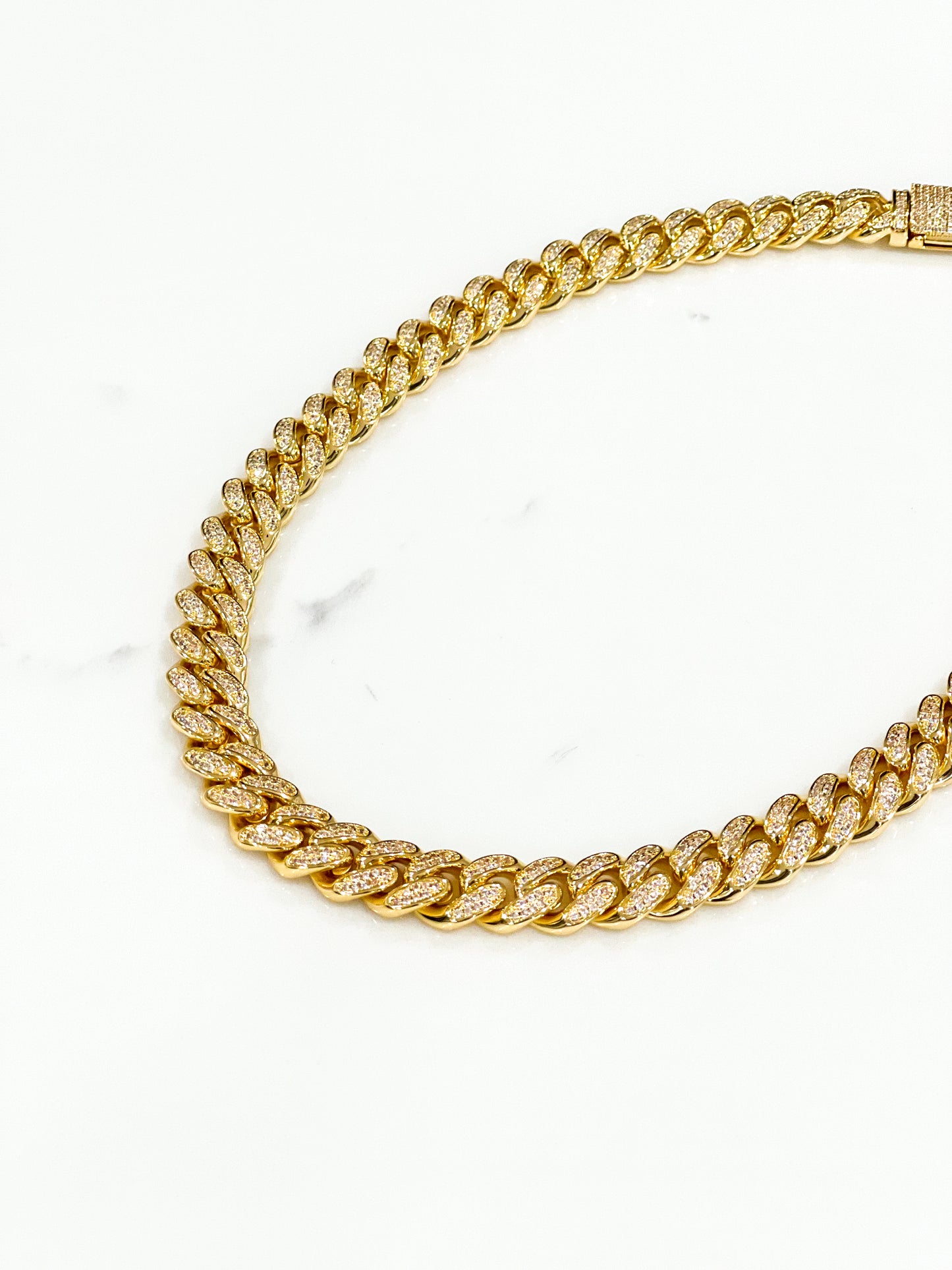 Men's Diamond Cuban Link Necklace (12mm)