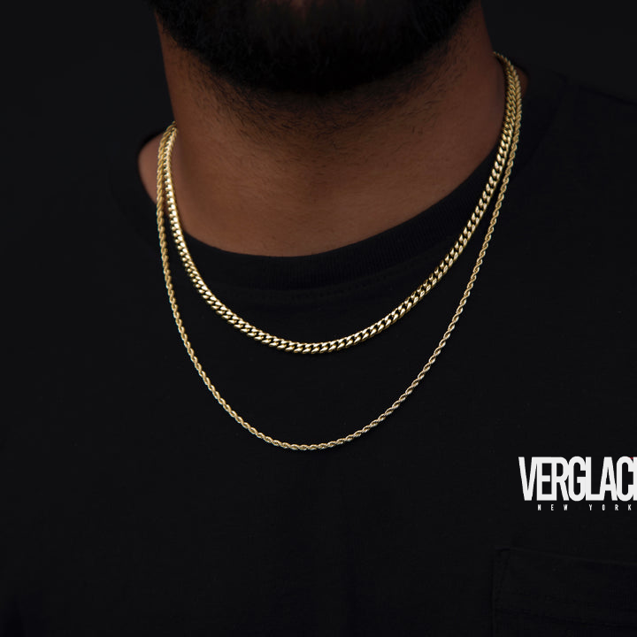 Men's Miami Cuban Necklace 2mm Rope Chain – Verglacé