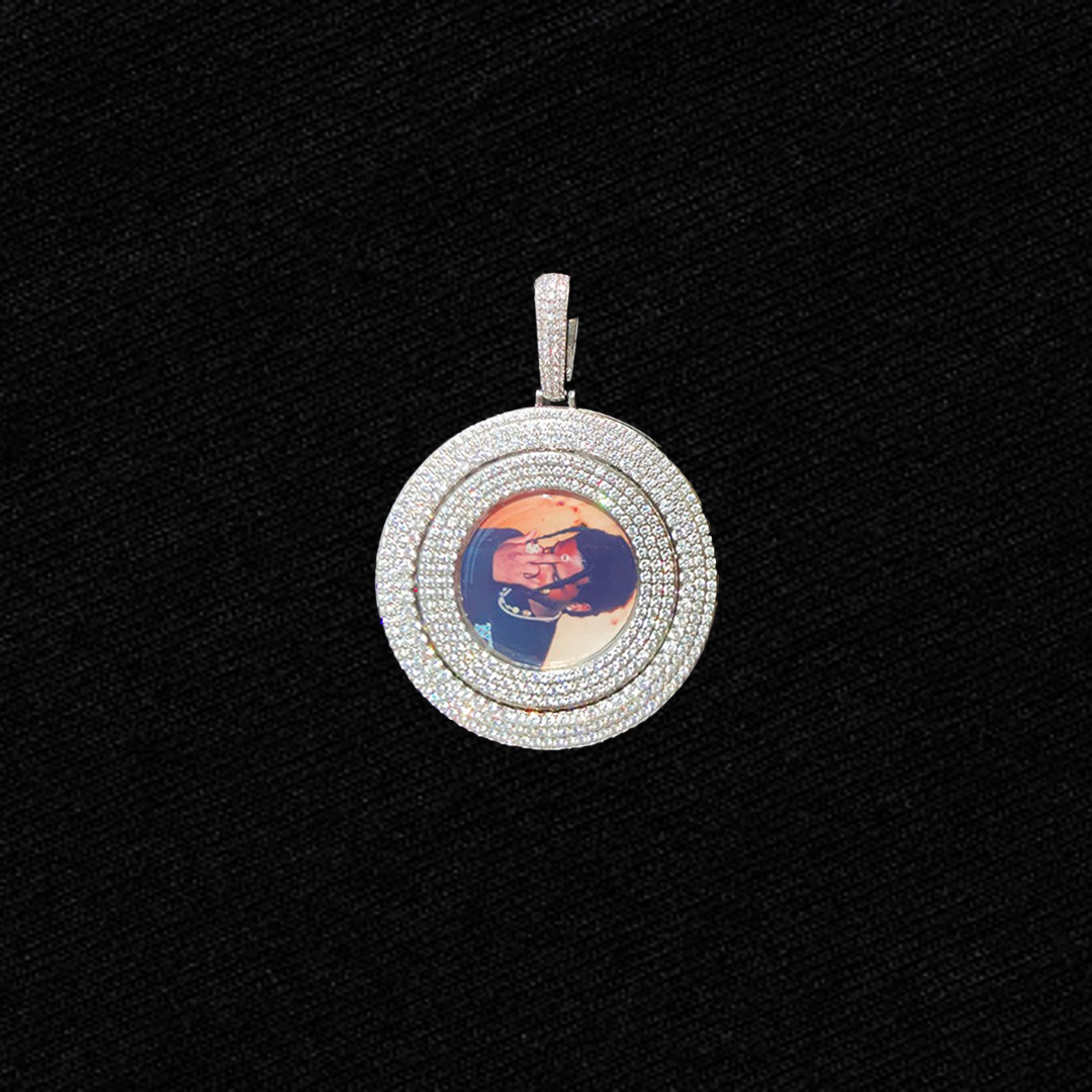 Women's 3D Photo Rotatable Pendant