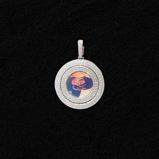 Women's 3D Photo Rotatable Pendant