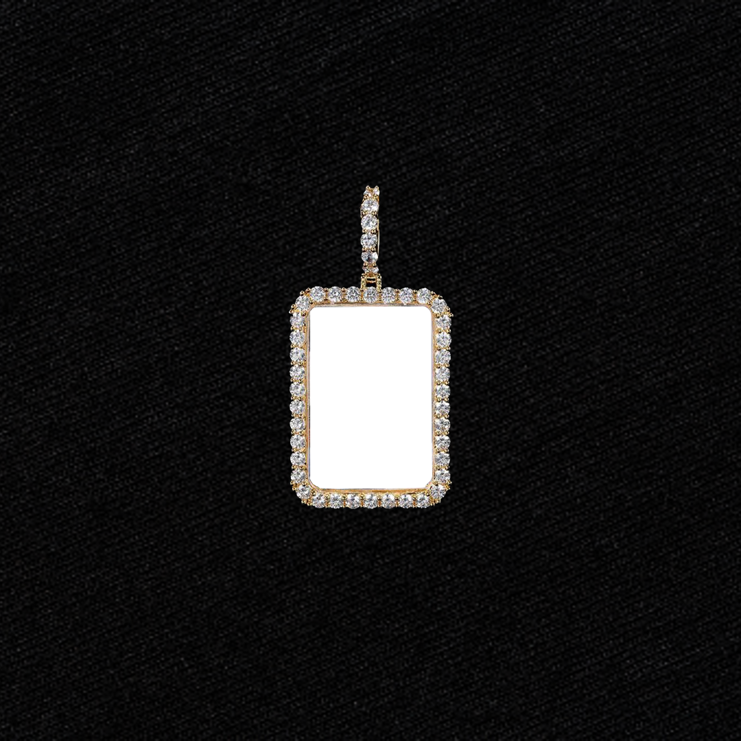 3D Photo Rectangle Pendant